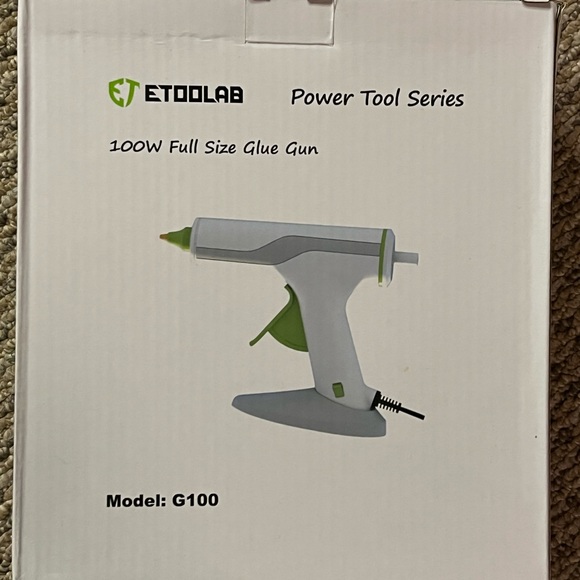 Other - New EToolab 100W Hot Glue Gun with glue sticks & magnetic stand for crafts